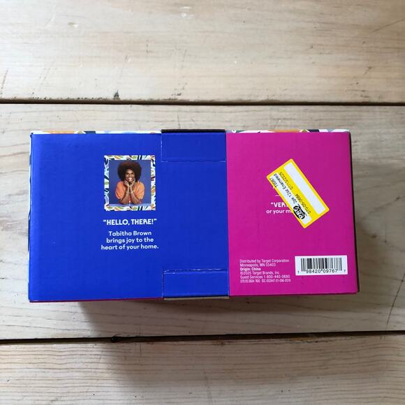 Tabitha Brown for Target NWT Metal Hello There Tumbler Set 2pc 12oz Blue Green - Picture 4 of 6